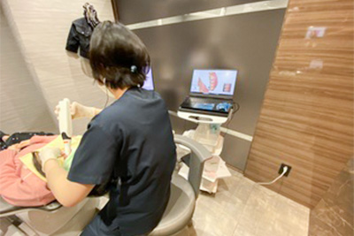 口腔内スキャンによる型取り